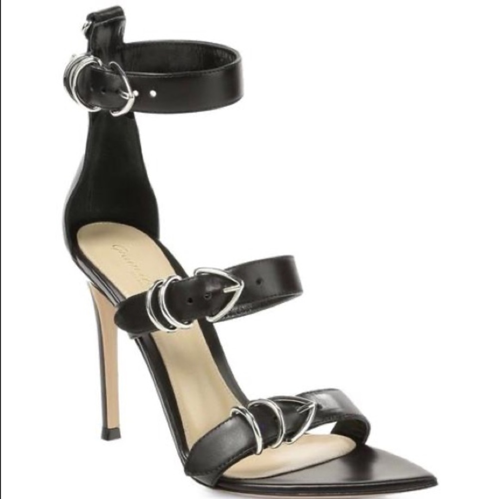 Gianvito Rossi Triple Buckle Stiletto